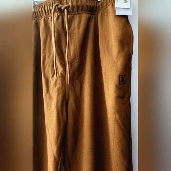 Mens Hurley Fleece Sweatpants XXL NWT color Bronzed - Picture 4 of 4